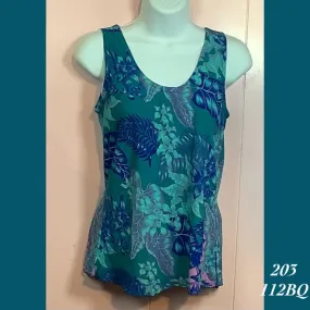 203 - 112BQ , Bias cut tank top