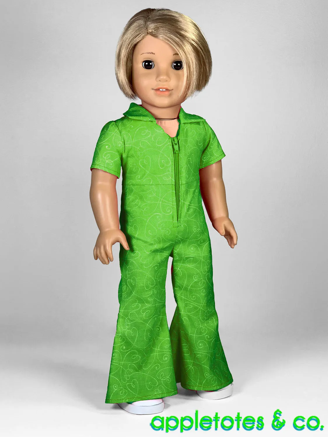 70s Jumpsuit 18 Inch Doll Sewing Pattern