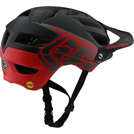 A1 Mips Troy Lee Designs Helmet, Black/Red