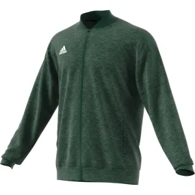 adidas Men's Dark Green Melange Team Issue Bomber Jacket