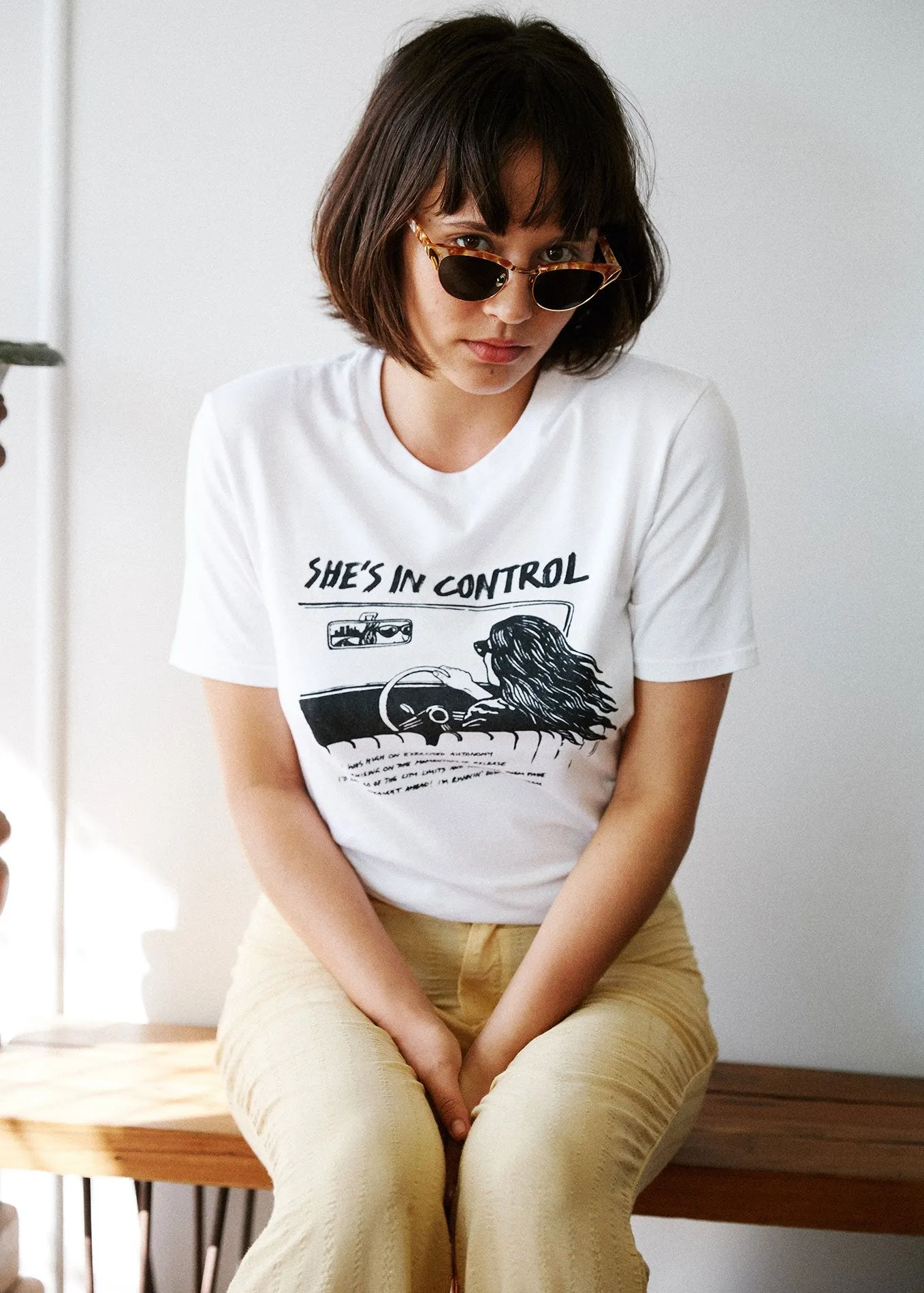 Afends Womens Retrospect - Standard Fit Tee