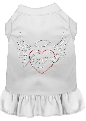 Angel Heart Rhinestone Dress White Xs (8)