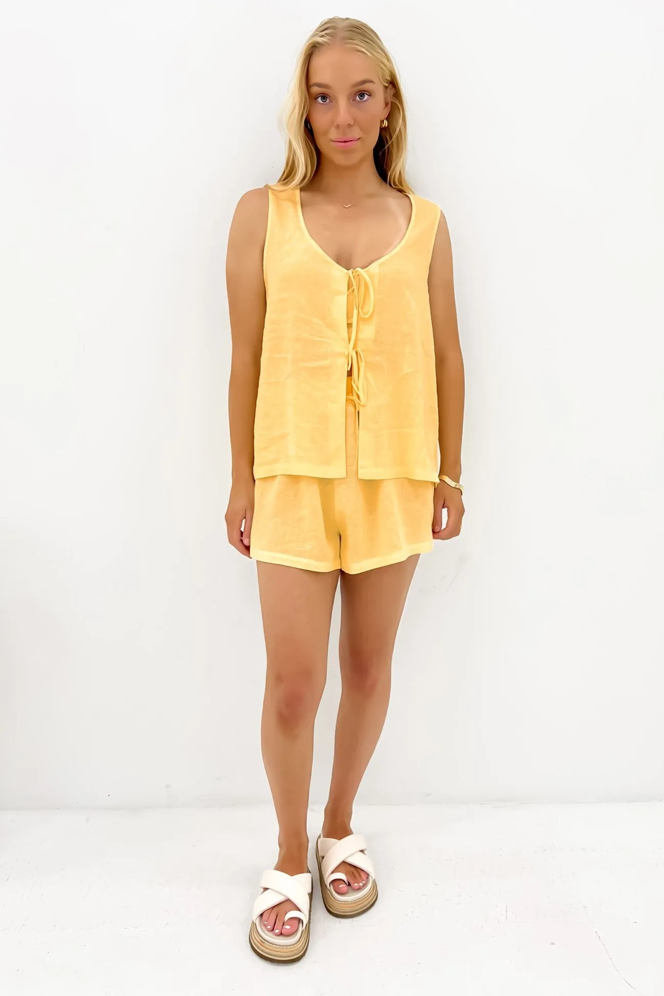 April Vest Yellow