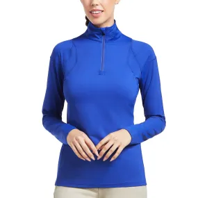 Ariat Ladies Auburn Baselayer Mazarine Blue Long Sleeve Shirt 10039496