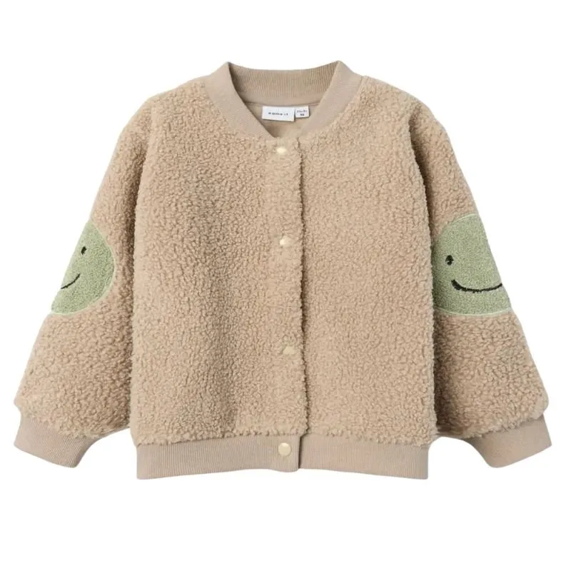 Beige teddy vest Sand