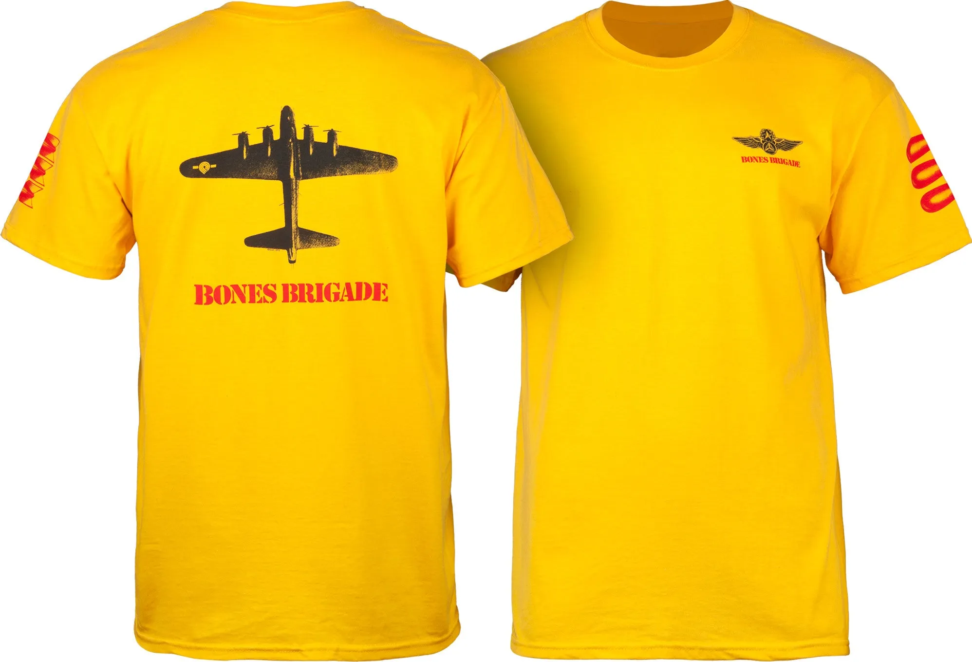 Bones Brigade Bomber T-shirt - Gold