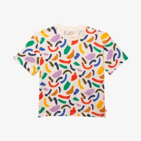 Boys' beige T-shirt