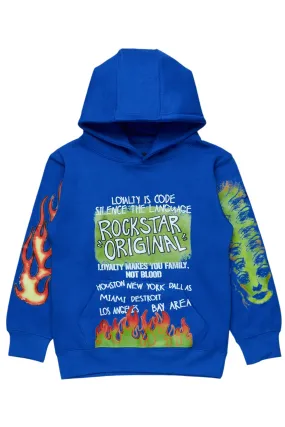 Boys Beno Royal Graphic Hoodie