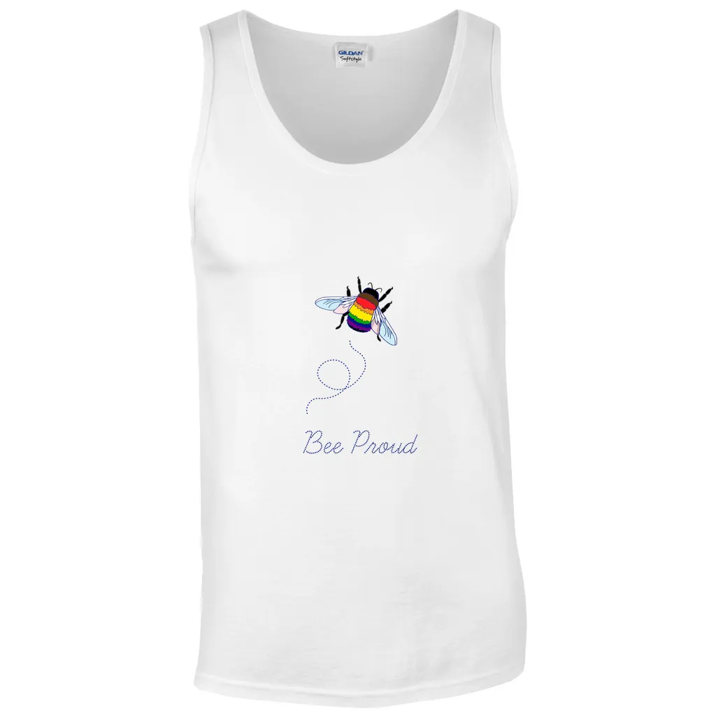 Bumblebee Pride Pun Unisex Tank Top | Choose Your Colourway and Pun | Gildan