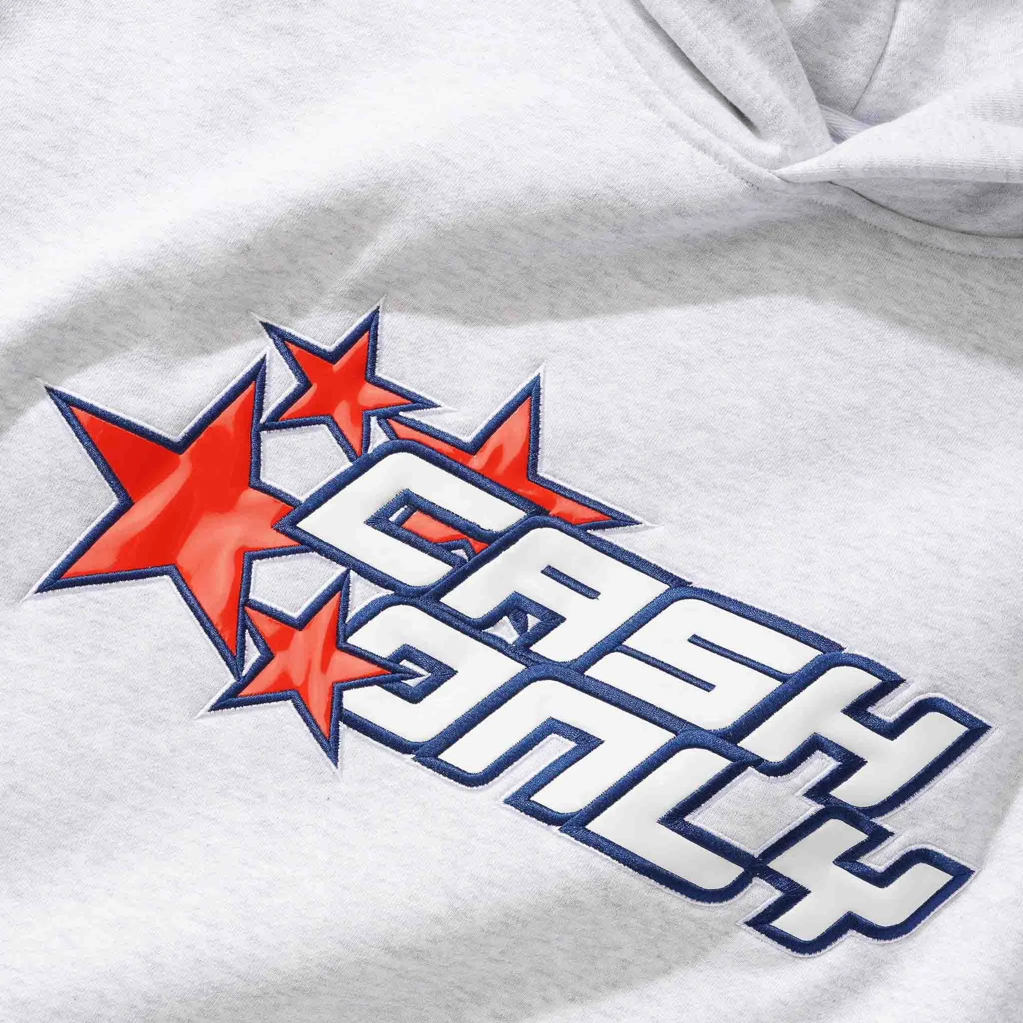 Cash Only - Stars Pullover Hooded Sweatshirt - Ash