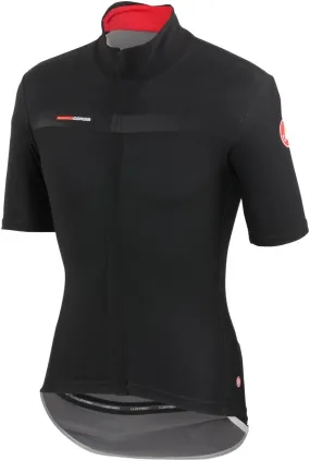 Castelli Gabba Due 2 Short Sleeve Jacket -  Black-Reflective Silver