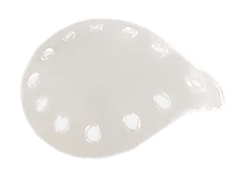 Clear vented eye shield