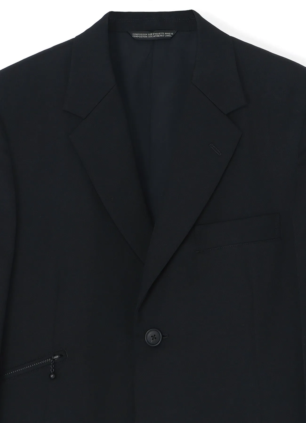 COSTUME D'HOMME WOOL GABARDINE 2-BUTTON JACKET