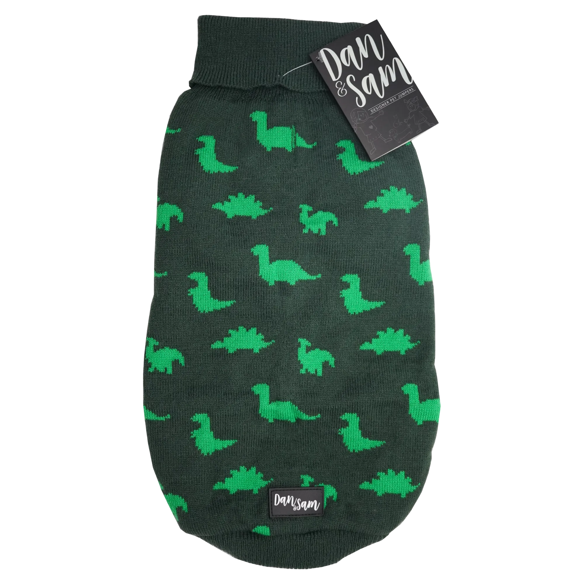 Dan & Sam - Dog Jumper (Dinosaur Land) - 30cm