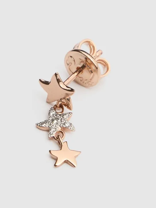 DoDo   9kt &amp; Diamond Star mono earring 