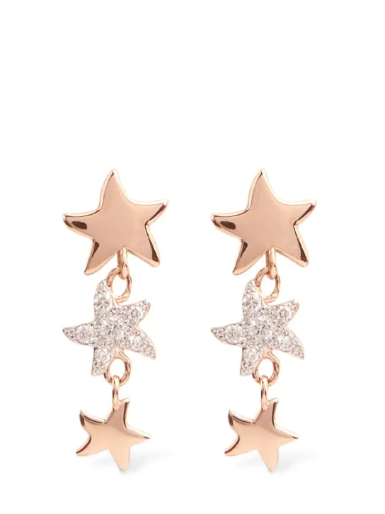 DoDo   9kt &amp; Diamond Star mono earring 