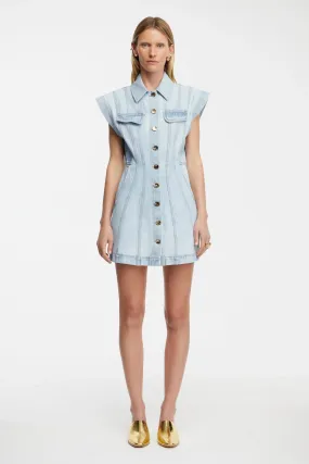 Eagleton Mini Dress Ice Blue