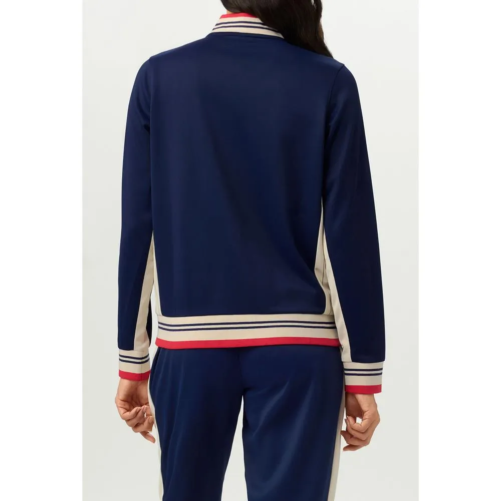 Fila Women's Heritage Iconic Settanta Jacket - Fila Navy/Gardenia