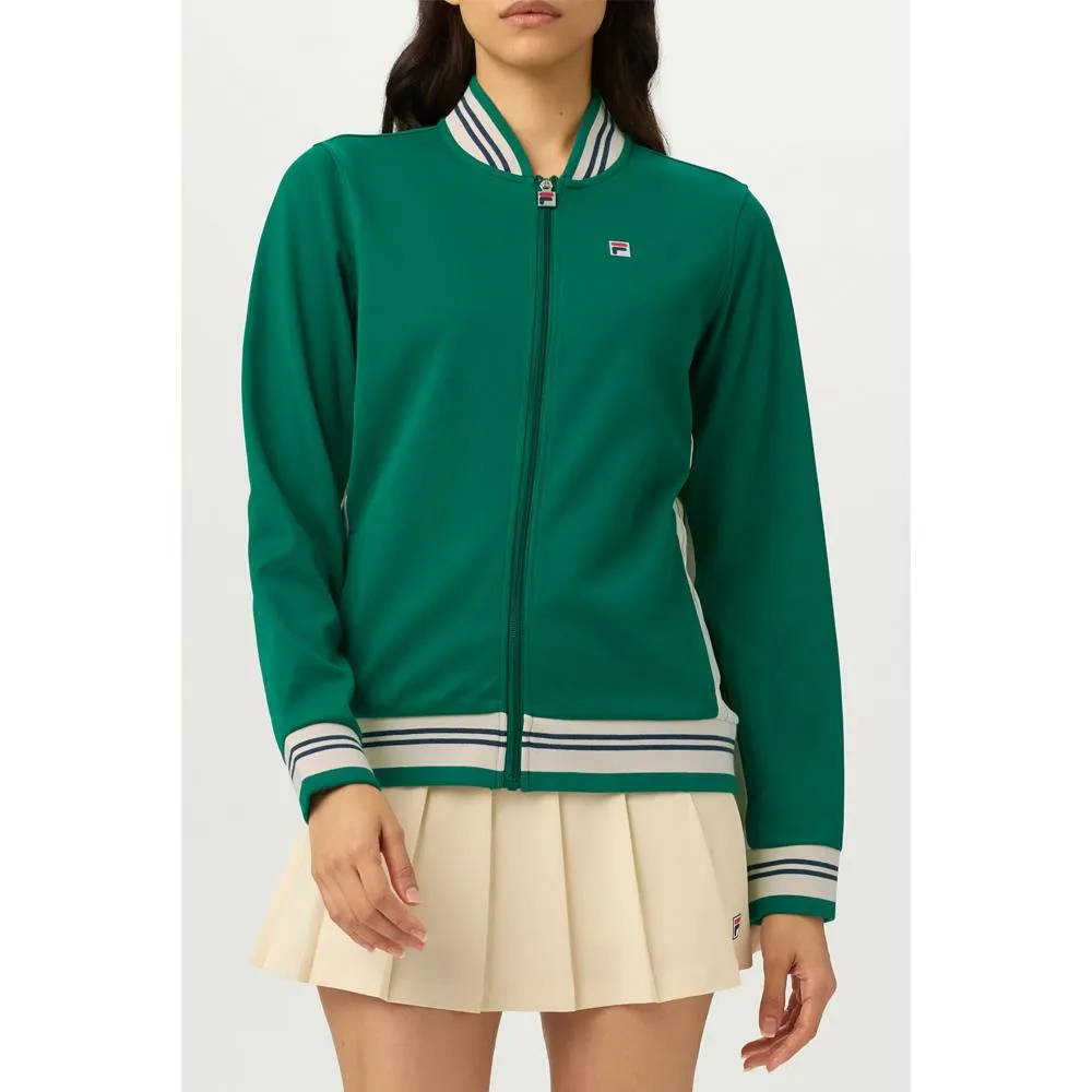 Fila Women's Heritage Iconic Settanta Jaclet - Green Jacket