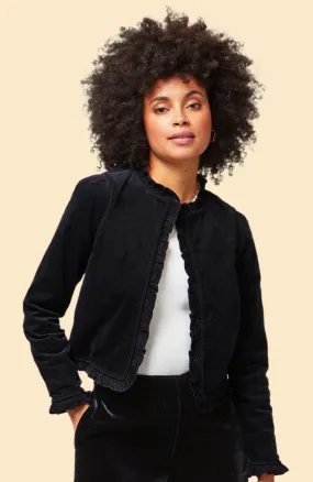 Frances Corduroy Jacket | Black