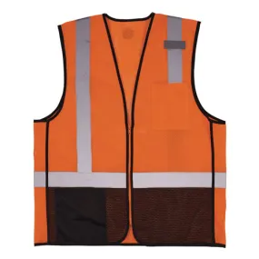 Glowear 8210z Hi-vis Class 2 Mesh Vest, Large To X-large, Orange, Ships In 1-3 Business Days