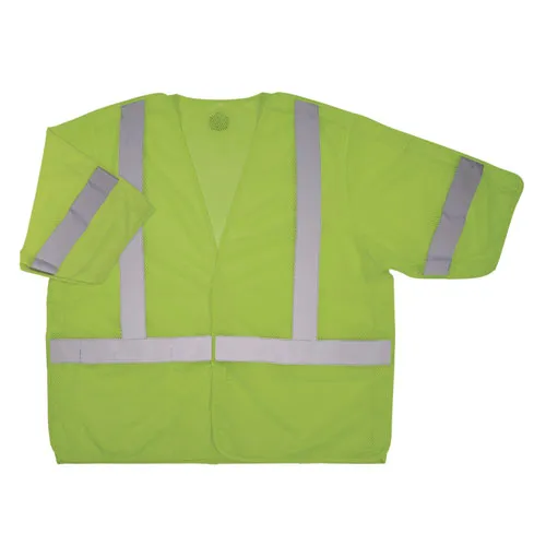 Glowear 8315ba Class 3 Hi-vis Breakaway Safety Vest, 2x-large To 3x-large, Lime