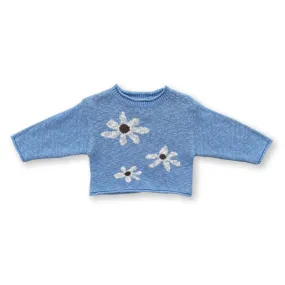 Grown Wild Flower Pull Over - Sky