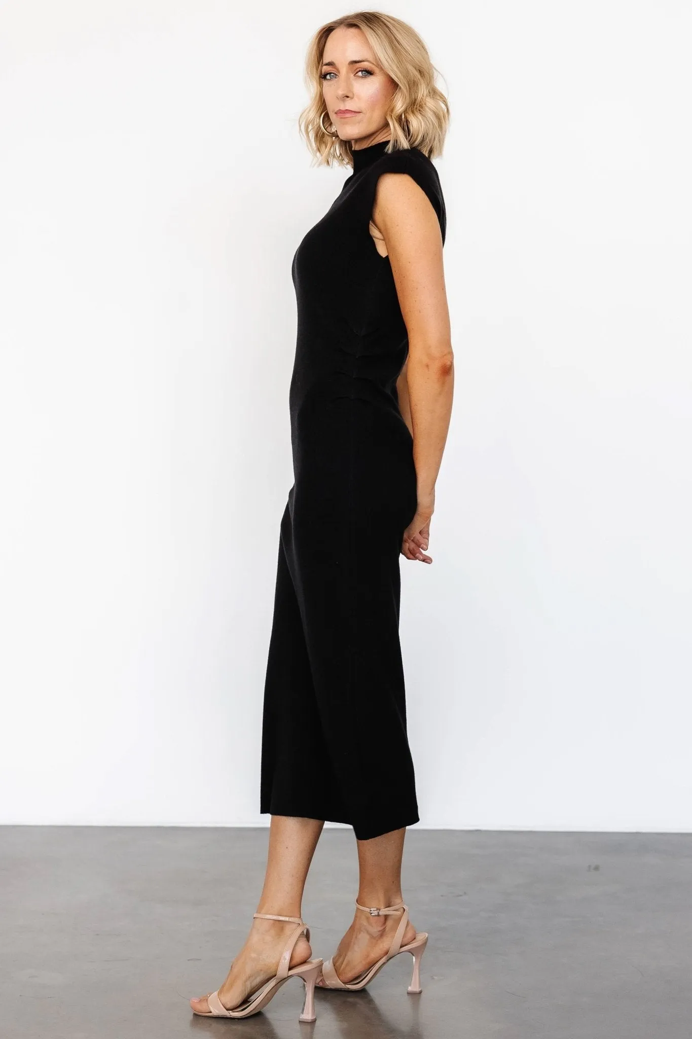 Harriet Midi Dress | Black