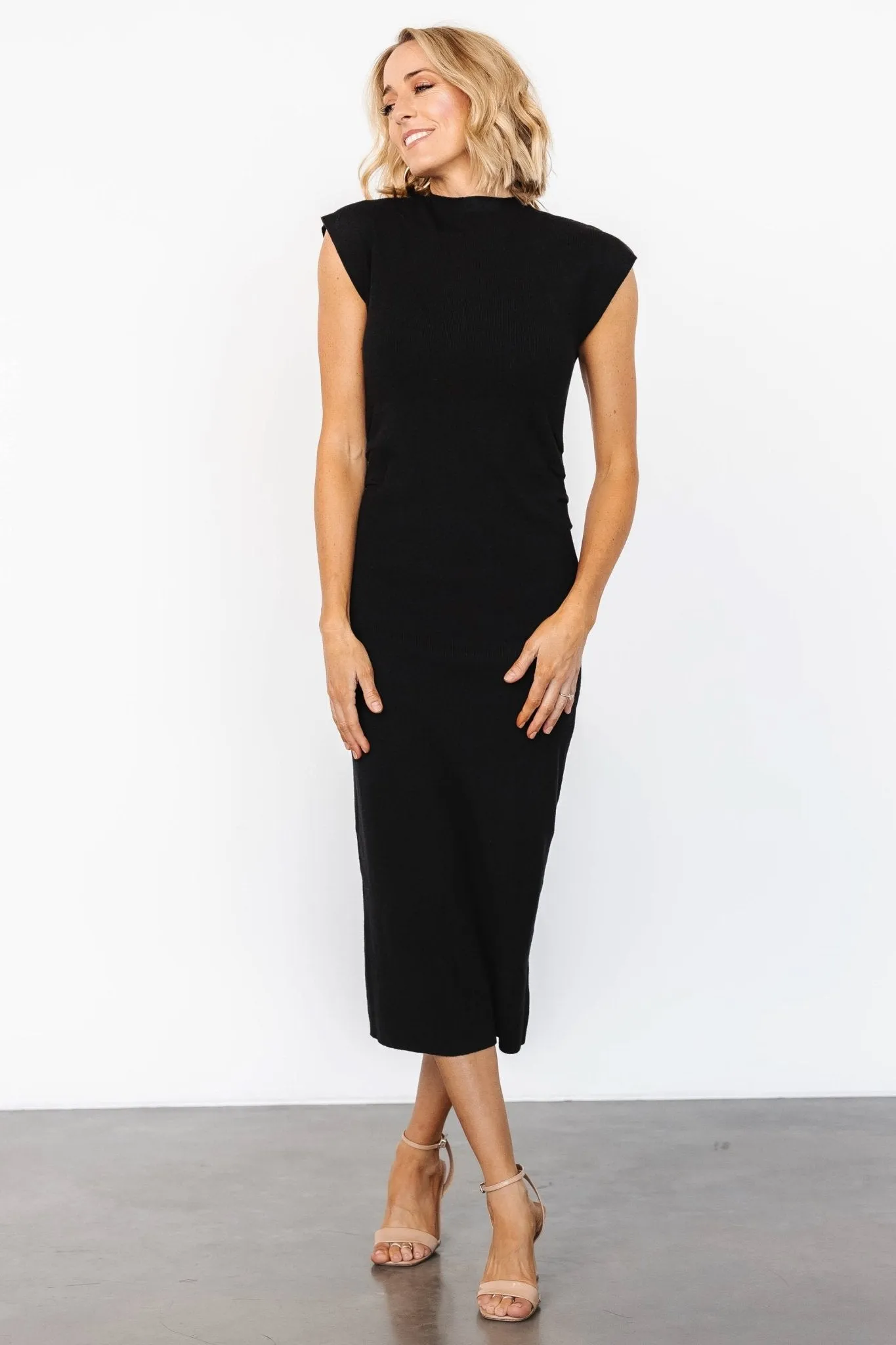 Harriet Midi Dress | Black