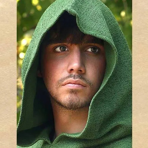 Huntingdon Green Over Tunic with Hood