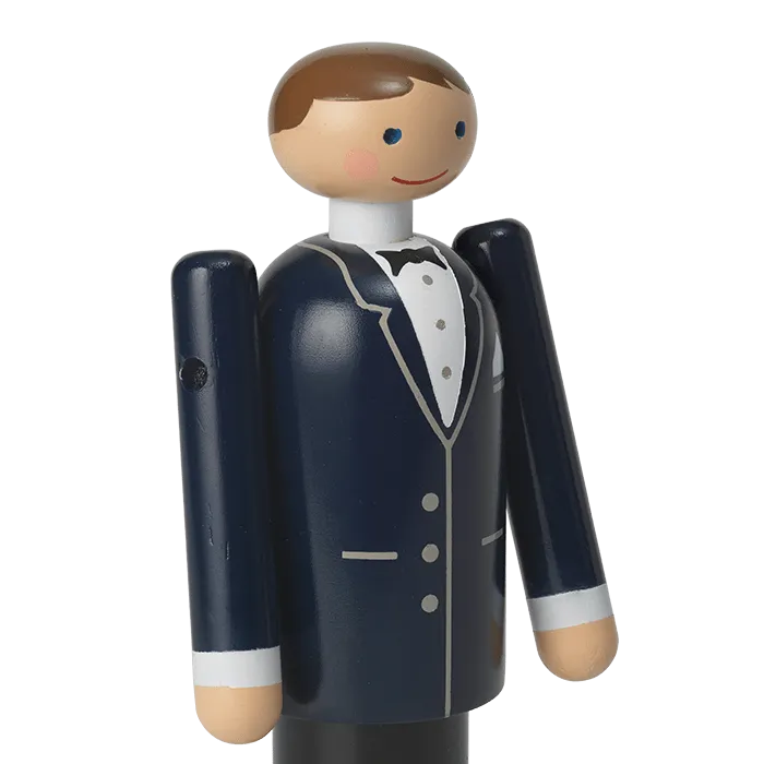 Kay Bojesen Figurines Groom, Blue/Black/White