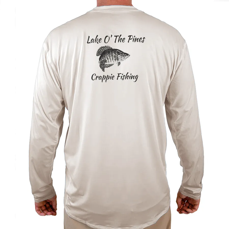 Lake O' Pines Crappie Fishing Helios Fishing Shirt