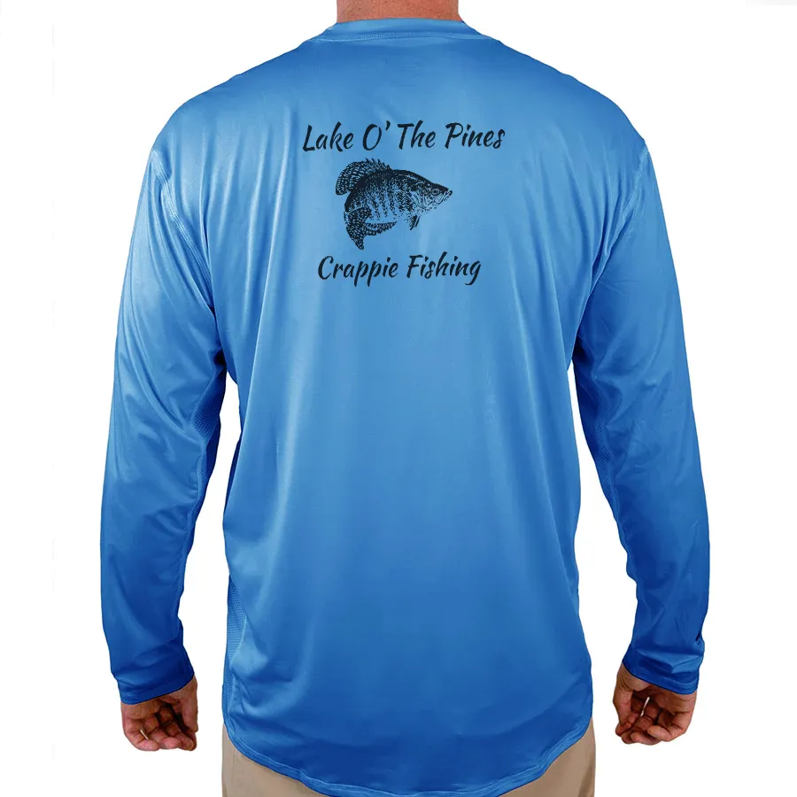 Lake O' Pines Crappie Fishing Helios Fishing Shirt