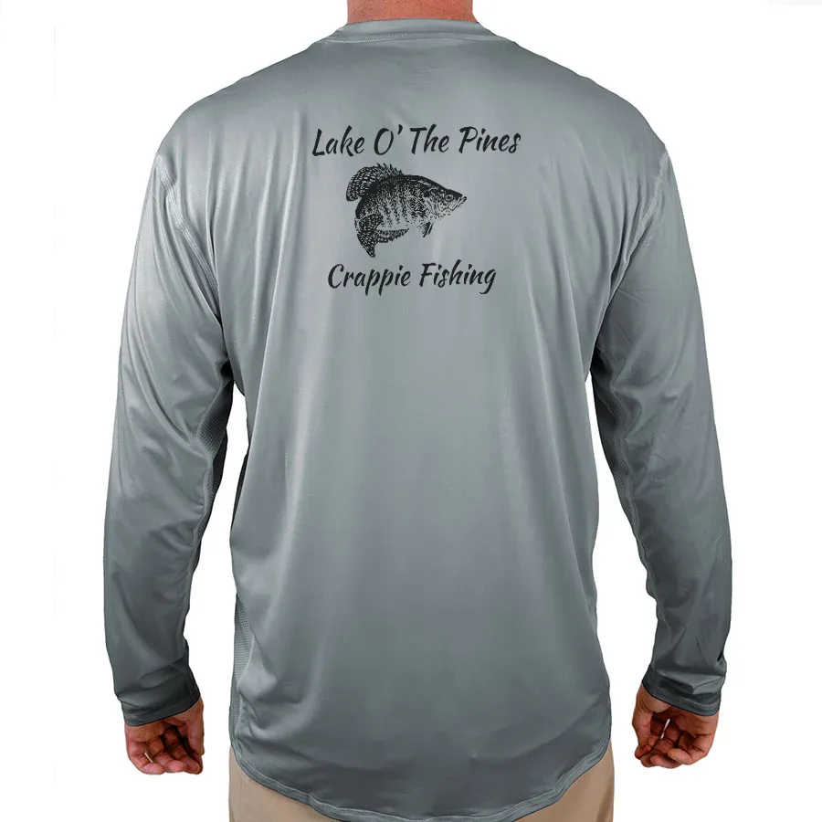 Lake O' Pines Crappie Fishing Helios Fishing Shirt