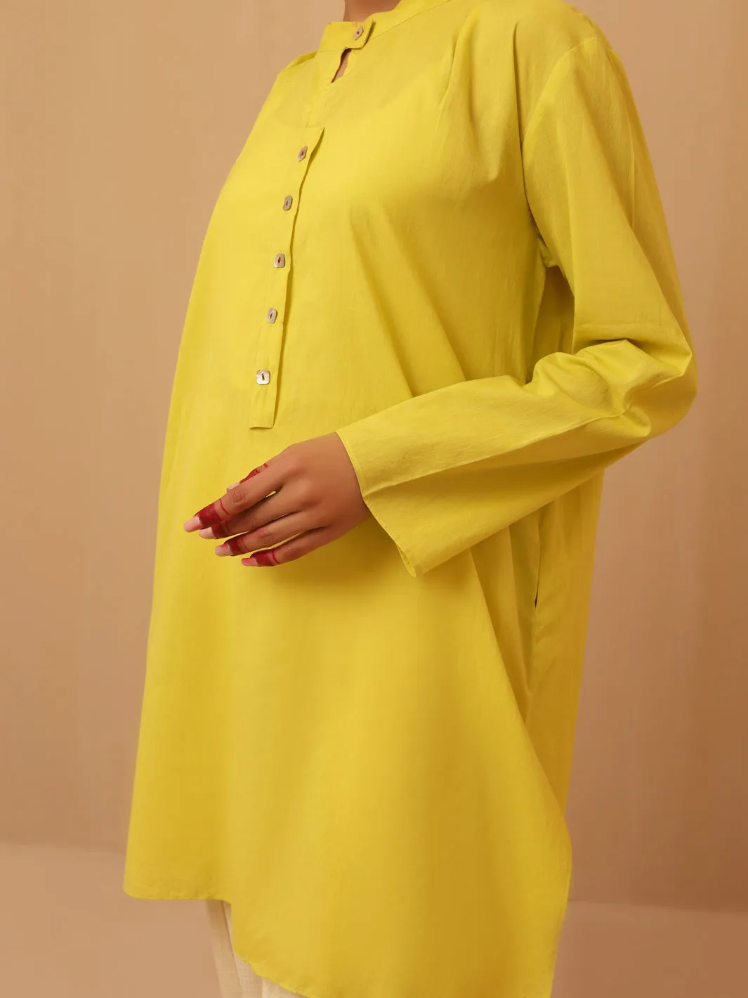 Lime Linen Tunic - ALCR-LK-1016