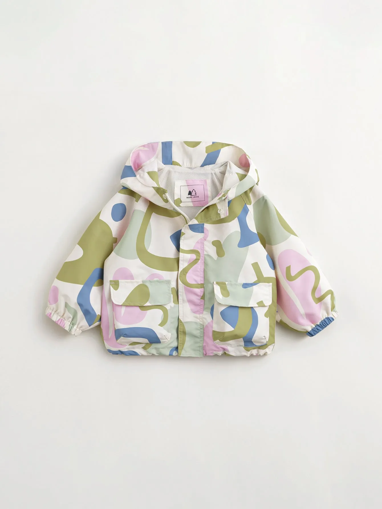 MARC & JANIE Boys Girls Hooded Jacket Loose Windbreaker 240317