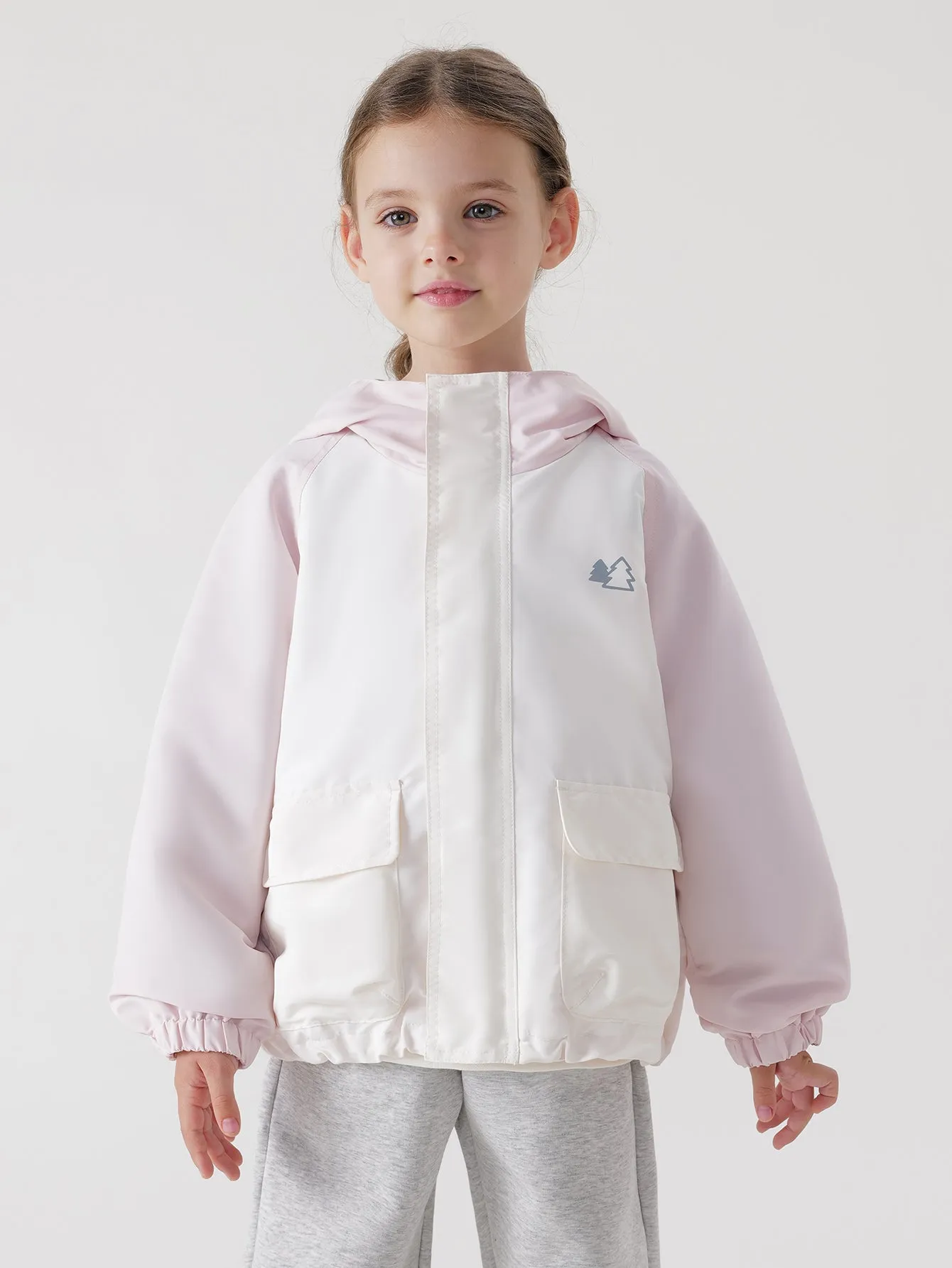 MARC & JANIE Boys Girls Hooded Jacket Loose Windbreaker 240317