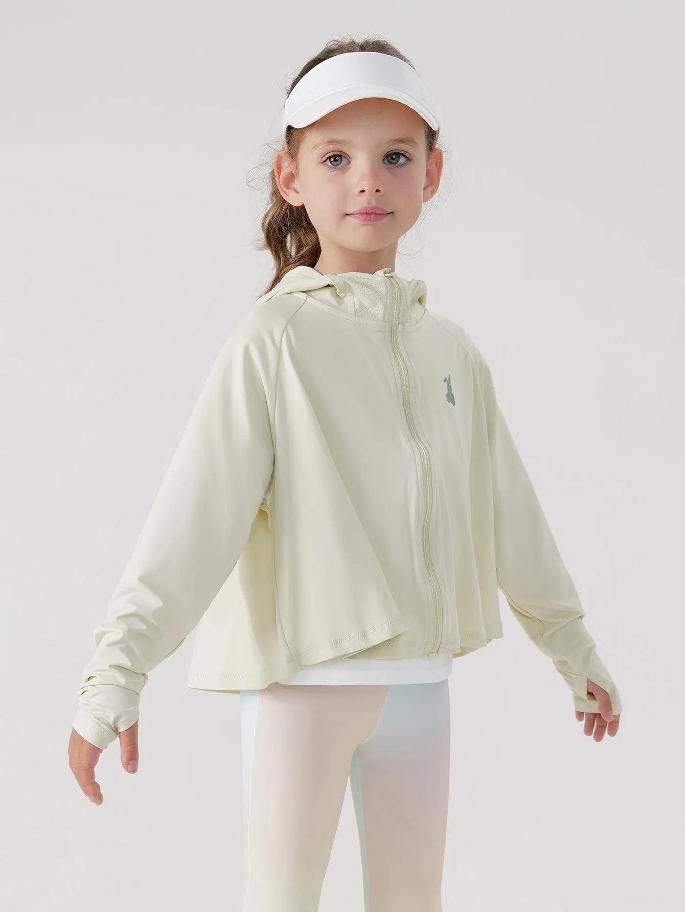 MARC & JANIE Girls Active Zip up Hoodie Girls Lightweight Jacket Cooling Sun Protection Thin Tops 230601