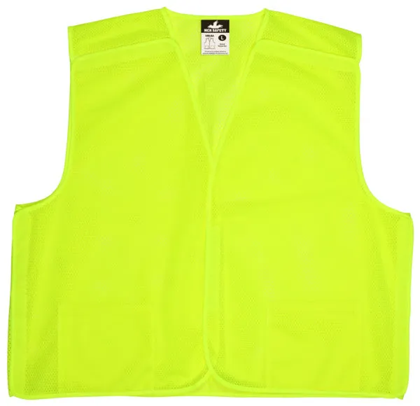 MCR Safety Lime Green, Mesh, Breakaway M