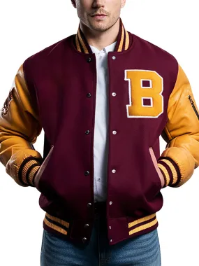 Men's Durable Streetwear Vestido Varsity Jacket