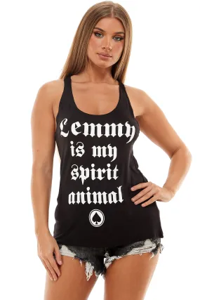 MOTORHEAD LEMMY IS MY SPIRIT ANIMAL TANK TOP