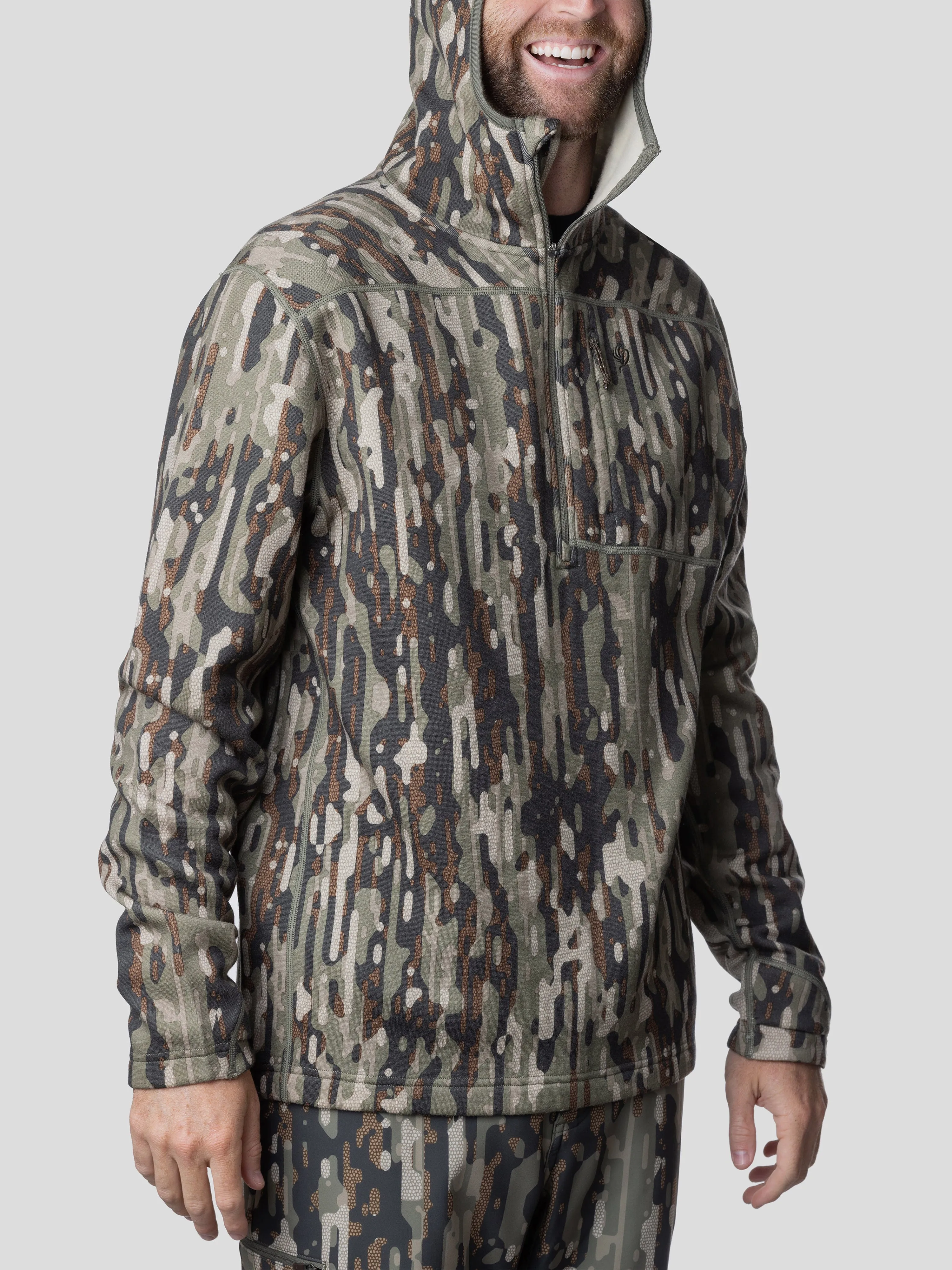 M's Barnburner Merino Hoodie - Woodland