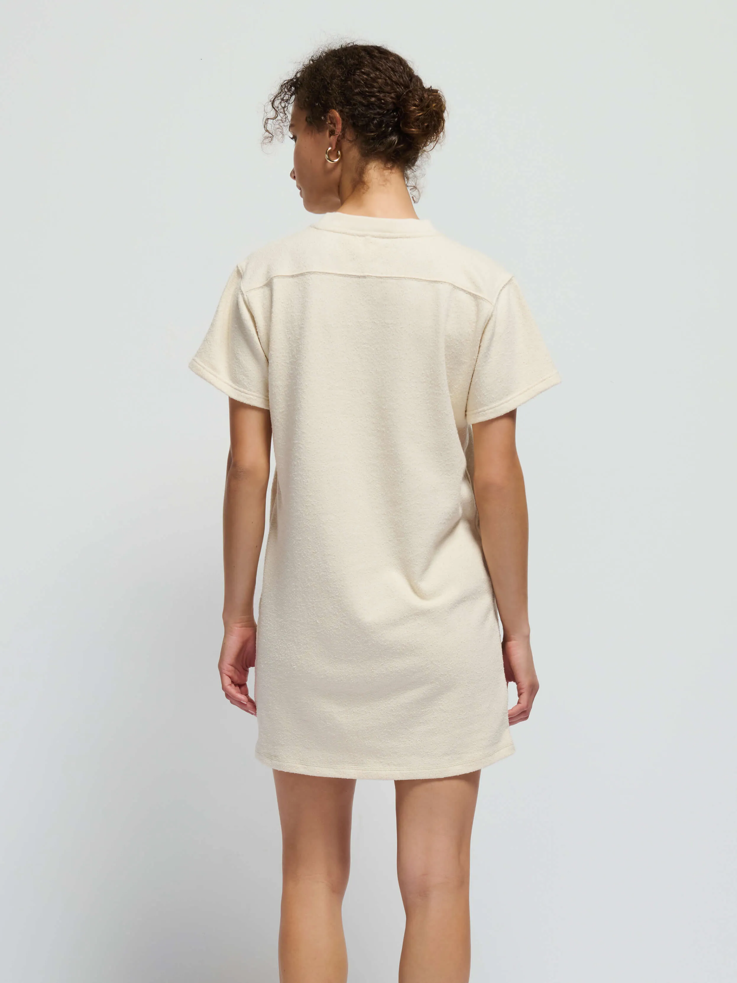 Nation LTD - Finn Crewneck Dress in Cream