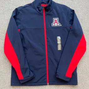 NAVY UNIVERSITY OF ARIZONA SOFTSHELL JACKET