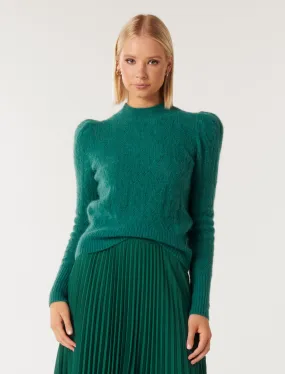 Nola Puff Sleeve Knit Jumper