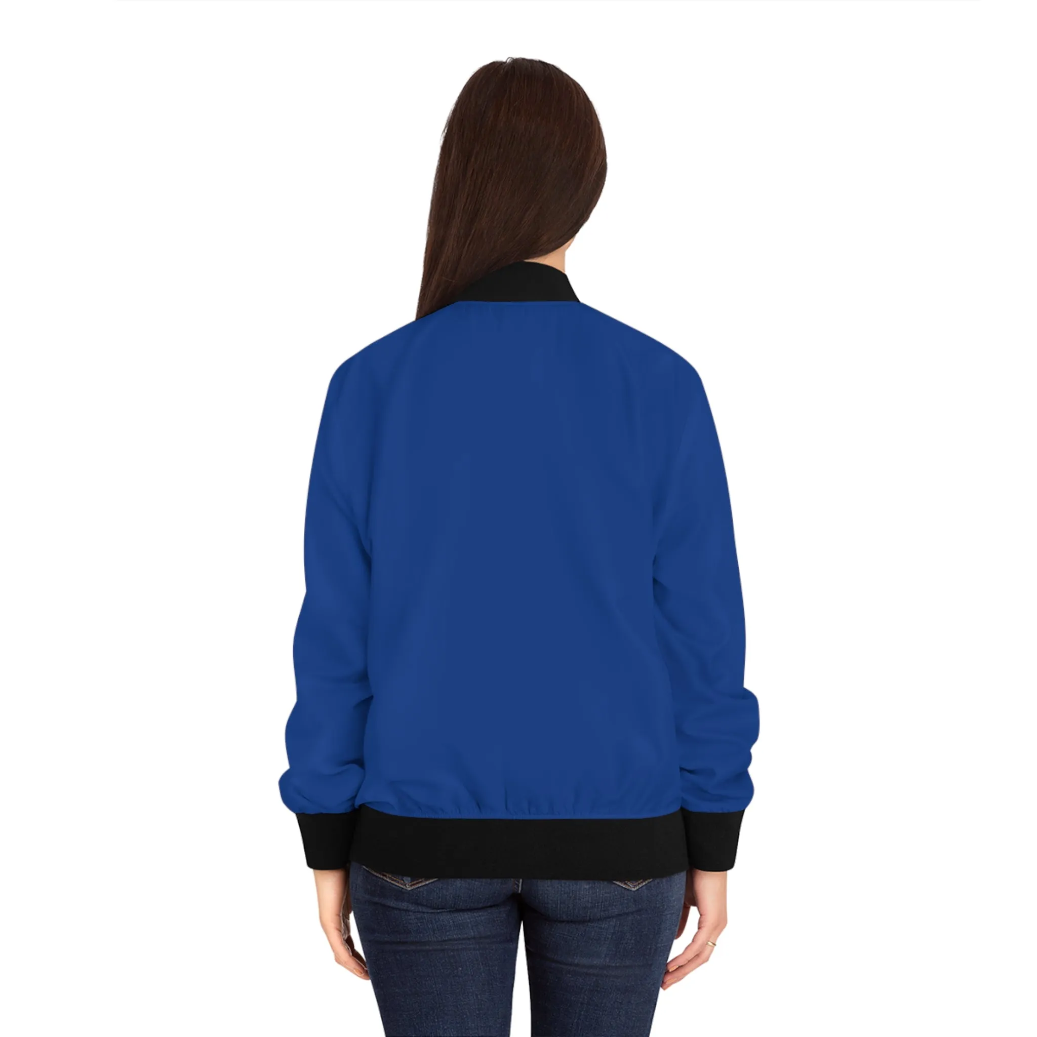 OWN MAN - Women's Bomber Jacket Blue