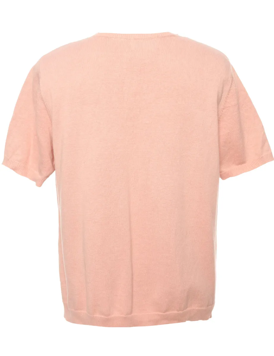 Pale Pink Alfred Dunner Jumper - L