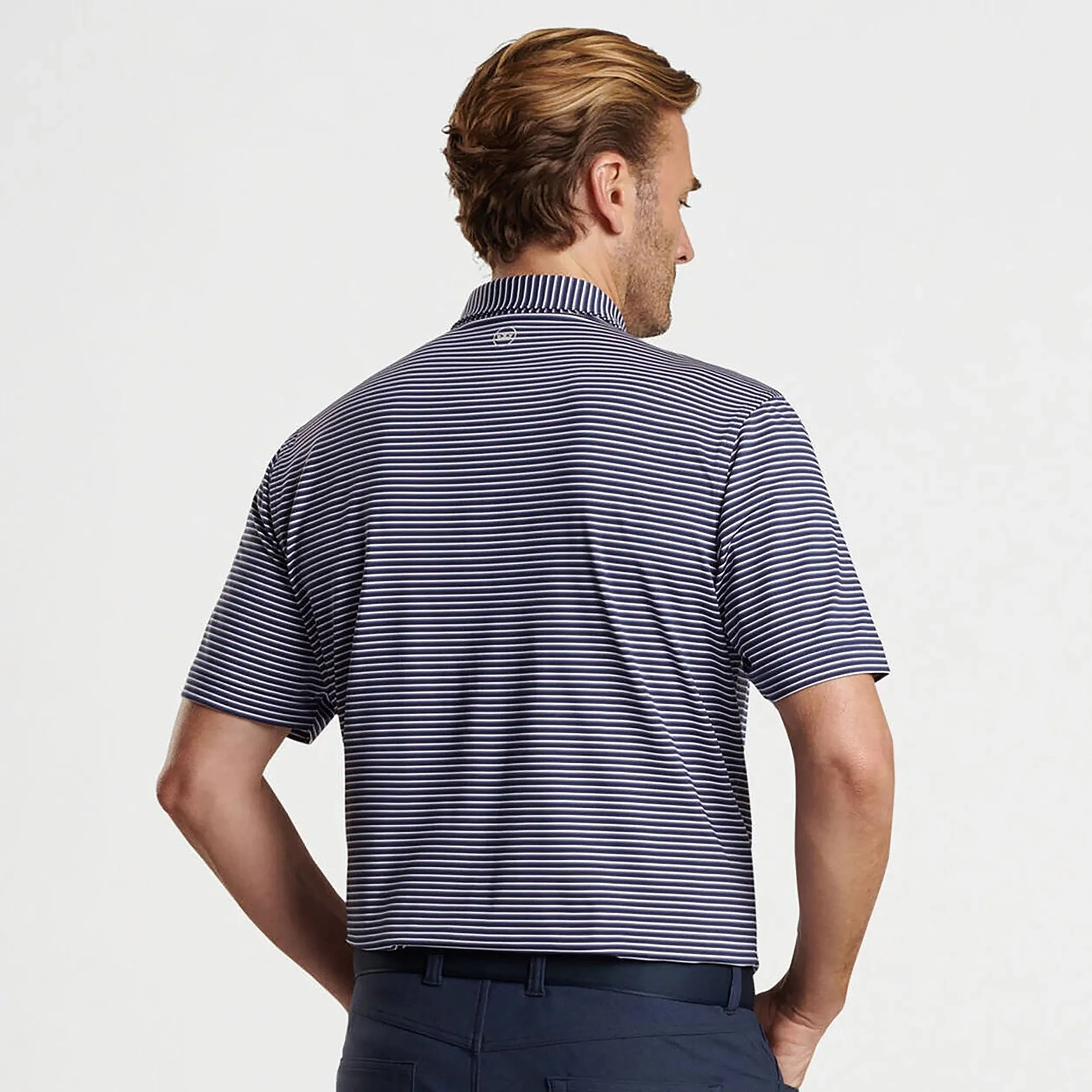 Peter Millar Keeneland Men's Chatham Stripe Performance Polo