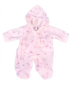 Pink Baby Onesie Teddy Bear Outfit