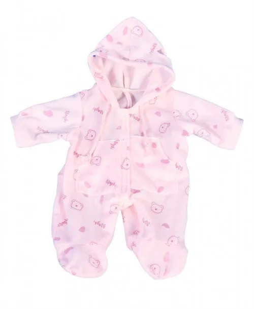 Pink Baby Onesie Teddy Bear Outfit